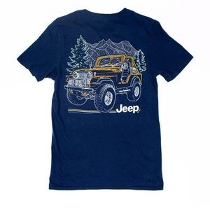 navy blue jeep shirt